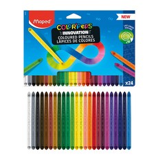 마패드 손에 묻지않는 크레파스 겸 색연필, 1세트, 24색