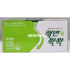 쾌변쫙쫙 100ml 10병 식이섬유 음료(기한 26년6월까지), 10개