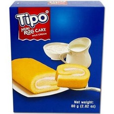 우유맛 미니 롤케익 80g 롤빵 탕비실간식 1(PC) 5649ea