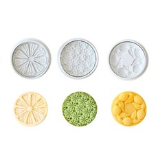 烘焙模具 日式 清新檸檬 按壓式餅乾模具 三件套 檸檬餅乾模具 檸檬餅乾 按壓餅乾模, 1個