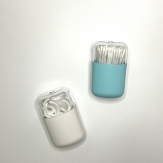 磁吸牙籤收納盒 牙線收納盒 小物收納盒 文具收納盒 棉花棒收納盒, 白色, 1個