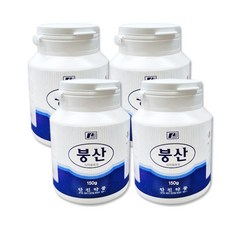 안진약품 붕산 150g/개미/바퀴벌레/퇴치/구제/붕산가루/과학실험, 150g, 4개