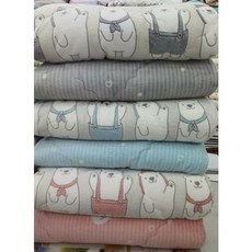 韓國超細纖維棉被 北極熊 冬被 單人被 換季折扣 輕柔保暖 可水洗, 粉色單人被