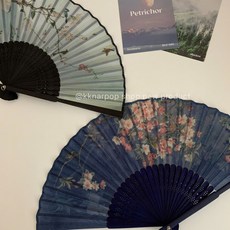 玉蘭花折扇 新中式中國風古風隨身小扇子