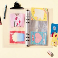 마스온 A5 6공 데코 포켓 리필용 고급바인더