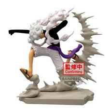BANPRESTO 景品 海賊王 航海王 戰光絕景 蒙其·D·魯夫 五檔 模型, 1個