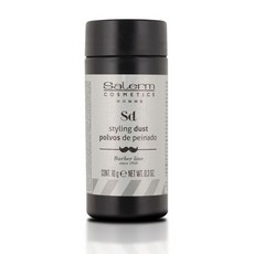 SALERM - 남성용 헤어 스타일링 파우더 옴므 더스트 10g 매트 마감 무거운 느낌 없이 머리카락에 즉각적인 볼륨감을 제공 텍스처라이저, SALERM - 남성용 헤어 스타일링 파우더 옴므 더스, 1개