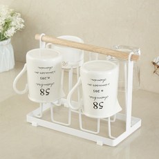 컵걸이 스틸 화이트 모던