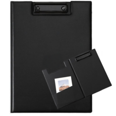 미라클비 가죽 클립보드 문구 비즈니스 사무용품 결재판 서명, A5, 1개