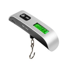휴대용 디지털 손저울 캐리어 여행용 가방 수하물 저울 무게 측정 최대 고리형 50kg, 스트랩형, 1개
