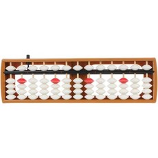 휴대용 일본식 13자리 세로형 계산기 f 브라운, White, 1개