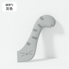 貓咪罐頭蓋 貓尾巴開罐器 寵物罐頭勺 密封蓋, 1個, 【科林灰】勺子