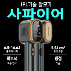 STAR 사파이어 쿨링 제모 IPL 제모기, 회색
