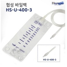 UROCARE 유로케어 소변처리기(1개) 소변카테타, 유린백U-400ml(1개), 1개