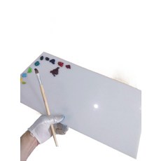 아크릴 팔레트 유화 드로잉 손잡이 동양화 물감 그림 종이 흥일, 휴대용 정사각형 소형