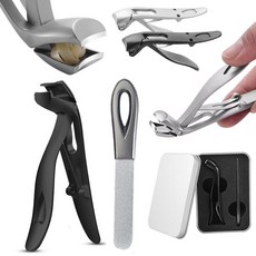 손톱 깎기 각도가있는 헤드 니퍼 노인용 손잡이 두꺼운 손톱 감기 손톱