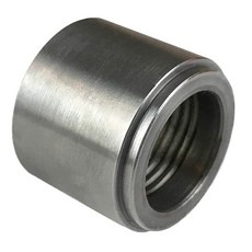 3/8 NPT Weld On Bung 암 304 스테인리스 스틸 너트 플러그 스레드 인서트 용접 가능한 파이프 피팅 어댑터, 3/4 NPT, 2-스테인리스 스틸