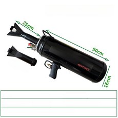 타이어 대포 에어 고압 팽창기 부스터 화물차, 이중 노즐 철제 타이어, 기본 모델명/품번