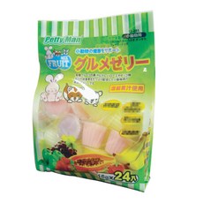 【Plumes寵物部屋】Petty Man《 小動物果凍 24入》倉鼠 兔子 貂 鳥 蜜袋鼯 甲蟲 獨角仙 刺蝟 適用, 1個, 16g