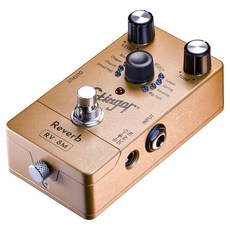 아이스팅거 리버브 기타 페달 - RV-8M 이펙트 기타 페달 8가지 리버브 유형 24비트 / 192kHz 고해상도 스프링 / 홀 / 후진 / 게이트 리버브 무소음 스위칭