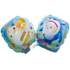 兒童游泳手臂圈 寶寶浮袖 初學游泳安全浮力臂環 幼兒學游泳輔助 親子戲水必備, 1個, 蛋仔