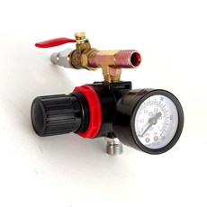 콤프레샤 스프레이 압력통 물탱크 압력계 에어 감압밸브 부품 제품, 상세페이지 참고, 1. 압력게이지(볼밸브)