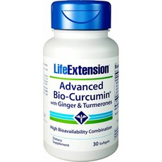 LIFE EXTENSION 薑黃素軟膠囊, 30顆, 1罐