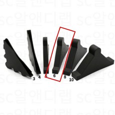 유리 액자 판넬 모서리 보호 커버 10P 판넬 코너 가드 파손 깨짐 방지, 6mm 10세트