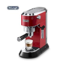 DeLonghi EC 680.R Dedica 에스프레소 머신 1350W 15bar 빨간색, 1개
