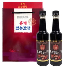 홍게 만능간장 선물세트 /단체선물 답례품 추석 명절선물/ 만능간장, 2개, 500ml