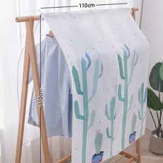 5종 1개 옷걸이 커버 행거 먼지 방지 차단막 가리개 옷장 덮개 드레스룸 커버 원룸, 판다, 1
