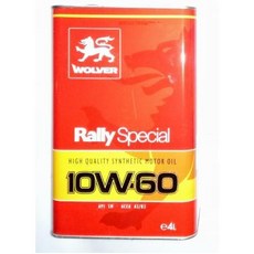 WOLVER Rally Special 全合成機油 10W-60 4L, 1個