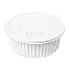 [일용상회]탕용기 HG 841호 210파이 소 200세트 PP 백색, 200개, 1세트