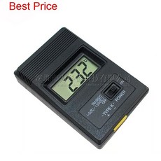 10Pcs TM902C K형 디지털 온도계 테스터 측정기 TP01 열전대 니들 프로브 -50C ~ 1300C -, 01 No battery
