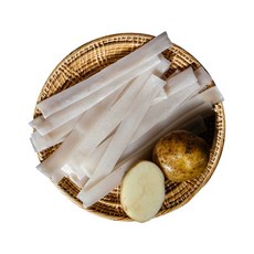 바로 넣어 먹는 쫄깃한 감자납작면 100g 넙적 사리 당면 X10팩 (1000g), 10개