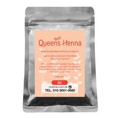 real퀸즈헤나 2개구매시 1개더 천연헤나 염색약 퀸즈헤나, 레드, 1개