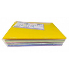 文具通 PP瓦楞板 彩色中空板 10片裝, 1個, 3" 約10 x 15.5cm混色10片, 混色, 3