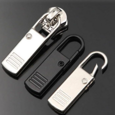 지니홀딩스 만능 지퍼 손잡이 5P 의류 가방 수선 고리 지퍼고리, 블랙, 5개