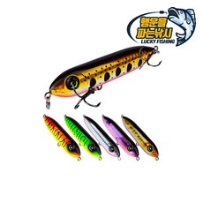 [행운을파는낚시] 런커 스틱베이트 탑워터 펜슬베이트 하드베이트 배스 루어, 04. RSB-메탈실버, 12g