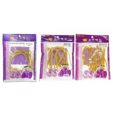 장독대 고무줄 사무용 포장 노란 탄력밴드, 1개, 노랑 15CM x 5mm