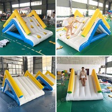물놀이 워터 슬라이드 수영장 에어바운스 미끄럼틀 삼각형 팽창식, 3. 슬라이드(3.2x2.4x1.8m), 1개