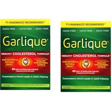 갈릭 건강 5000mcg 알라이신 함유 엔테릭 코팅 2팩 Garlique, 60정