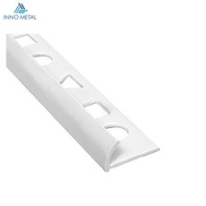 PVC라운드 백색 도배코너몰딩/2.4M/8mm 10mm 12mm, 1개