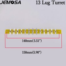 실버 도금 DIY 프로젝트 오디오 스트립 태그 보드 터미널 매트 카펫 러그 빈티지 AMP HIFI 포스트 13, 13 Lug Board 4PCS