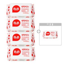 비앤비 유아 세탁비누 아카시아향 200g X 4개 + 1개 비누증정 (총5개), 5개, 200ml
