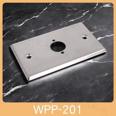 【魔音傳腦】壁插蓋板 不鏽鋼插座蓋板 一孔佳能座, 1個