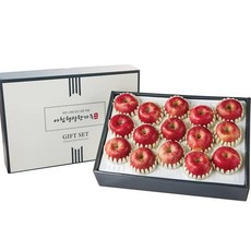 아침햇살 청송사과 선물4호4kg 15-17과 팬캡포장