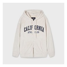 후아유 시그니처 퍼플리스 패치 후드 집업 / WHMZF4V23U 707752