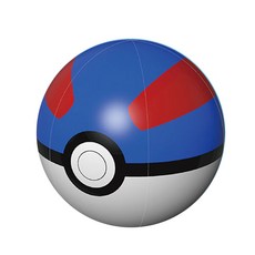 포켓몬스터 몬스터볼 여름 물놀이 휴가용품 탱탱볼 비치볼, 블루, 1개