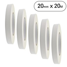 아트위브 마스킹 테이프 종이테이프 아이보리 20mm, 5개